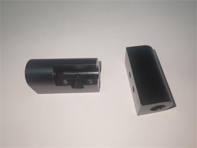 便携机箱定制-转轴底座-CNC加工黑色氧化 